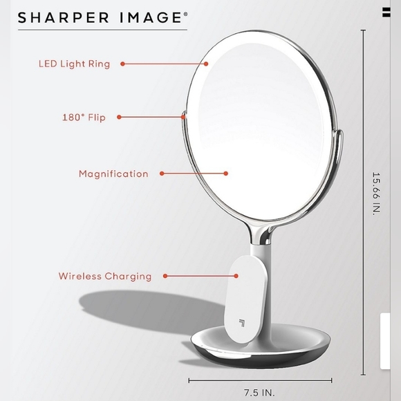 Sharper Image Bath Sharper Image Spa Studio Vanity Mirror Qi M 649b8d8a308f071d16c8beb9